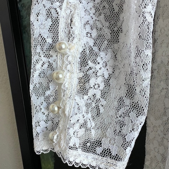 Vintage 1970s Gunne Sax Wedding Dress 70s boho maxi Romantic Renaissance Bridal - Picture 5 of 15